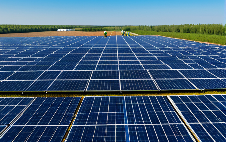 지속가능성 모의 사례 문제 - Renewable Energy - Solar Panels in Southern Russia**
Prompt: "A wide shot of a modern solar panel f...