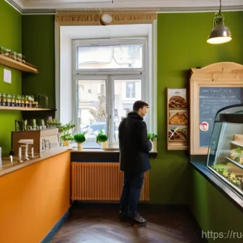 지속가능성 인증 절차 및 과정 - "EcoCafe" in a Moscow Neighborhood**

A warm and inviting interior of a small, bustling eco-friendly...